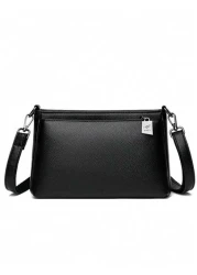 حقيبة كتف جلدية فاخرة ناعمة للنساء موديل 2024، بطراز رائع للنساء، حقيبة عصرية أنيقة للنساء