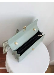 New Solid Color PU Scarf Bag With Lid Style Inner Layer Zipper Fashionable And Versatile French Armpit Bag Women s Baguette Bag Suitable For Women s Daily Outings Shopping Parties Girlfriends Christma