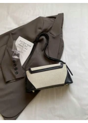 حقيبة طويلة صدفية اللون خفيفة الوزن، مناسبة للبنات والسيدات وطلاب الجامعة والمبتدئين والموظفين البيض، مناسب