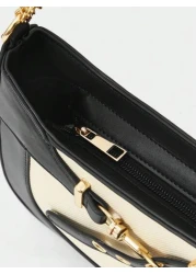 SHECARRY Women Shoulder Bags PU Leather Autumn Summer Winter School Travel Commute Work Elegance Exquisite Belt Metal Chain