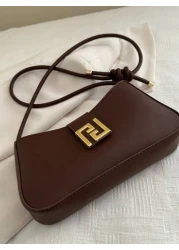 New Luxury Simple Solid Color Versatile Women Shoulder Bag