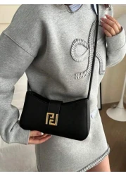 حقيبة كتف موضة نسائية كاجوال/للتنقل ذات لون سادة، حقيبة عبر الجسم محمولة مناسبة للمواعدة والتسوق والهدايا