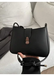 1pc Women s Minimalist All Match Underarm Bag High End Fashion Retro Large Capacity Petite Square Handbag Lightweight Casual Shoulder Tote Bag Suitable For Outing Shopping Gift