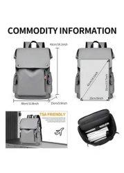 Clevn Kare Waterproof Backpack For Men Business Commute Laptop Bag Korean Style Casual Student School Bag Travel Rucksack Graduation