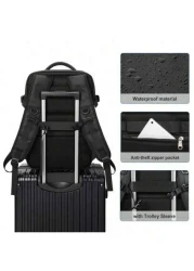 Multifunctional Backpack Large Capacity Suitable For Travel Commute Summer Tourism Fitting For Laptop Shoe Compartment Durable Nylon Fabric Minimalist And Fashionable Design Unisex