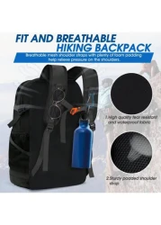 NEWHEY Lightweight Hiking Backpack 40L Packable Daypack For Men Waterproof Camping Bag Foldable Outdoor Sport Travel Climbing Trekking Camping Backpack For Travel