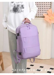 1 Pc Large Capacity Travel Backpack For Women Work Bag Carry On Hand Luggage Water Resistant Business Large Day Pack Weekender Bag Slim Laptop Backpack College Bag Computer Bag Gifts For Men Women For