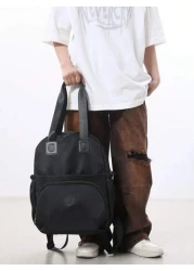 peach tree حقيبة ظهر سفر متعددة الوظائف مصنوعة من النايلون، حقيبة كتف كاجوال مزودة بفصل جاف وجاف، حقيبة كمبيوتر مح