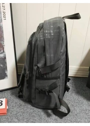 حقيبة ظهر سفر كبيرة السعة بتصميم بسيط للرجال، حقيبة يومية عادية لطلاب المدارس المتوسطة والثانوية والكليات، ح