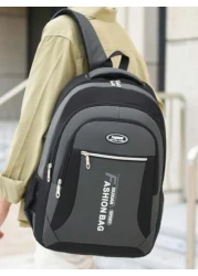 New Fashionable Simple Versatile Casual Lightweight Travel Commute Large Capacity Multi Pocket Notebook Men s Stylish Backpack