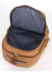 Cute Water Vole Pattern Backpack Large Capacity Lightweight Fashionable Bag With Adjustable Shoulder Strap Multiple Compartments And Front Mesh Pocket Brown College Style Unisex