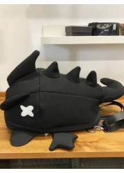 peach tree Shark Printed Backpack Stylish Simple Suitable For High School College Students Couples Commuting Travel Back To School Multi Pocket Lightweight Peach Tree Brand Ideal Gift For Men For Hall