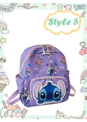 Disney Stitch Image Multi Functional Backpack Exquisite Daily Backpack Party And Festival Small Gift Study Stationery Gift Bag Suitable For Carrying And Storing School Stationery Portable Storage For