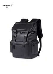 saroxi Men s Casual Backpack Stylish Flip Cover Rucksack Lightweight And Portable Suitable For Travel Camping Hiking College School Youth Students Essential Gift