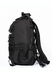 حقيبة ظهر سفر 40 لتر للرحلات والتخييم والتسلق والتنزه للرجال ، حقيبة ظهر مدرسية كاجوال سوداء ، إكسسوارات للكلي