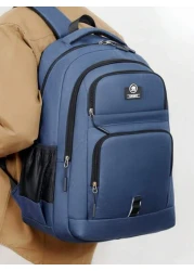 Fashion Simple Casual Hundred Solid Color Large Capacity Men s Backpack Multifunctional Men s Backpack College Backpack Waterproof Schoolbag Lightweight Casual Backpack College Backpack Laptop Backpac