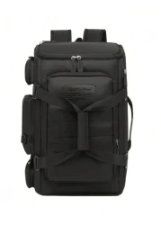 1pc Dual Shoulder Backpack With Large Capacity Designed Short Distance Travel College Students Notebook Laptop Carrier Basketball Backpack Weekend Overnight Bag With Multiple Pockets University Book B