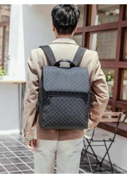 Men s Large Capacity Classic Floral Pattern 15 6 Inch Laptop Backpack Business Casual Rucksack For Travel School Office Father s Day Gift