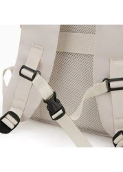 1 حقيبة ظهر للتنقل، حقيبة ظهر سفر قابلة للتوسيع 45 لتر معتمدة من شركة الطيران، مقاومة للماء لحمل الحاسوب المحمو