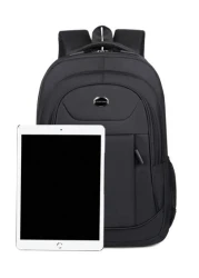 حقيبة ظهر رجالية متعددة الوظائف، حقيبة ظهر للحاسب المحمول، حقيبة ظهر كتب، حقيبة ظهر سوداء، حقيبة ظهر مقاومة ل