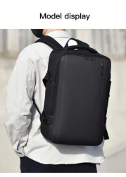 Men s Large Capacity Backpack Expandable Bag Functional Backpack And Work Style Weekend Overnight Bag Outdoor Bag Student Backpack With USB Charging Port Multiple Pockets Commute School Fashion Casual