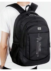 Schoolbag For Male Students Korean Version Of The Large Capacity Backpack For Middle And High School Campus Leisure Travel Backpack Oxford Cloth Christmas Gifts Scream Bag School Bag Backpack Winter B