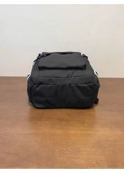 15 6Inch Large Capacity Water Proof Foldable Dirty Resistant Letter Patch Decor Laptop Backpack Medium Black Schoolbag For Travel College School Casual Backpack Thanksgiving Purse Computer Black Bag H