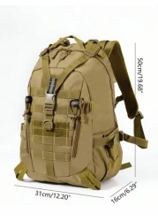 حقيبة ظهر كبيرة السعة 40 لتر للتخييم والتنزه والتسلق للرجال, حقيبة سفر مولي ذات انعكاس على الكتف, حقيبة جامعة, ح