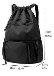 17Inch Foldable Men Minimalist Functional Backpack Camping Bag Schoolbag College School Casual Laptop Backpack Commute With Large Capacity Lightweight Cabin Bag Summer School Bag Christmas Outdoor Hip
