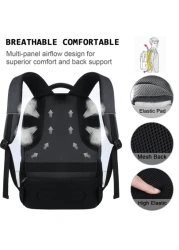 15 6 Inch Backpack Large Capacity Weekend Overnight Bag Travel Backpack Airline Approved Water Proof Laptop Backpack Gift Casual Backpack School Backpack With USB Port Best Valentine s Day Camping Hik