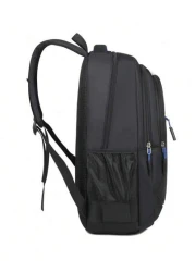 121Reinforced Waterproof Large Capacity Bag College Students Schoolbag Going Out Computer Backpack Casual Travel Backpack Vacation School Summer Laptop Carry On Polyester Business Casual Personalized