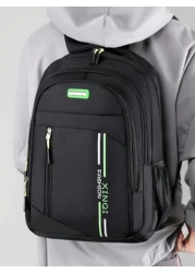 حقيبة ظهر رجالية بتصميم عصري محايد للاستخدام اليومي، رياضية خفيفة الوزن مناسبة للسفر والتنقل، سعة كبيرة متعد