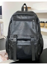 peach tree حقيبة ظهر كبيرة السعة مقاومة للماء، مناسبة للمدرسة والحاسوب والسفر والتخييم والأنشطة الخارجية، بتصامي