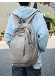 peach tree حقيبة ظهر نايلون سعة كبيرة متعددة الوظائف للسفر، حقيبة كاجوال للكتف، حقيبة للكمبيوتر المحمول، للعمل وا