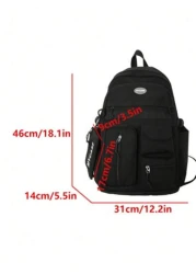 Four Season Unisex Large Capacity Travel Bag With Multiple Pockets Anti Theft Student Backpack Waterproof Nylon Laptop Backpack With Pencil Case Unisex