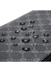 17 Inch Medium Laptop Backpack Geometric Pattern Buckle Design Pu Camping Bag Schoolbag College School Casual Backpack Laptop Backpack Commute Lightweight Flap Backpack S Leather Bag Student Travel Mu