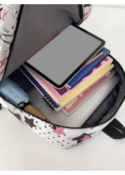 New Large Capacity Star Printed Backpack Fashion Academy Classroom Commuting Leisure Backpack Unisex