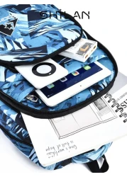 Men s Fashion Backpack With Patterned Design Suitable For 15 6 Inch Laptops Can Be Used As Personal Item Carry On Luggage Water Resistant Nurse s Backpack Computer Travel Backpack Casual Crossbody Bag