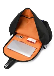 Cute Monster Pattern School Backpack Nylon Waterproof Teenagers Backpack Black Black Backpack Casual Daypack Gifts Valentine Gift Rucksack Summer College Bag Dad School Bag Holiday Computer Shark Elem