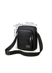 حقيبة كتف واسعة متعددة الطبقات مقاومة للماء، حقيبة أعمال للرجال والنساء ( السحب عشوائي) استخدام (رموز حرفية عش