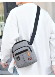 Korean Version Of Leisure Large Capacity Multi Layer Waterproof Crossbody Bag Oxford Cloth Bag Business Bag Collection Wallet Christmas Gifts Winter Christmas Men Bag Sling Bag Laptop Gifts Fashionabl