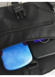 High School Students University Freshman Multifunctional Sling Bag Shoulder Bag Casual Bag Men Flap Crossbody Bag With Wristlet Handbag Schoolbag For Travel College Outdoors Sports Side Bags Satchel B