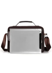 WEIXIER حقيبة رسول رجالية جديدة بطراز رجعي، حقيبة كتف، حقيبة صدر، حقيبة متقاطعة الجسم، حقيبة خصر، سعة كبيرة، حمل