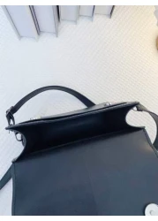 1pc Magnetic Closure Square PU Leather Mini Crossbody Bag Fashion Versatile Casual Design Suitable For Men Adjustable Strap Daily Use Travel Hip Bag Purse Christmas Holiday Thanksgiving Gifts Tote Bag