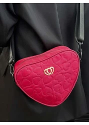 2025 Spring New Men s Love Pattern Shoulder Bag Fashion Leisure Commuter Crossbody Bag