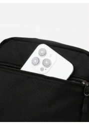 حقيبة كتف عرضية للاستخدام اليومي والأعمال، حقيبة كتف بسيطة سعة كبيرة، حقيبة كتف عرضية، حقيبة كتف مربعة خفيفة