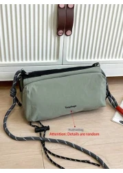 Fashionable Simple Large Capacity Solid Color Korean Version Versatile Shoulder Bag Sports And Leisure Crossbody Bag Suitable For Work School Shopping Travel Commuting Water Cup Umbrella Unisex Holida