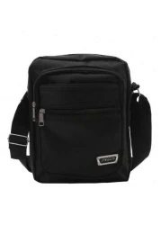 حقيبة كروس بودي صغيرة - نايلون بحجرات سحاب متعددة - حزام قابل للتعديل للارتداء المريح ، متعددة الاستخدامات لتل