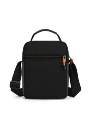 New Men s Sling Bag Casual Contrast Color Letter Pattern Messenger Bag Multi Functional Oxford Cloth Water Resistant Large Capacity Crossbody Bag Christmas Fall University Cross Body Bag Side Bag Gift