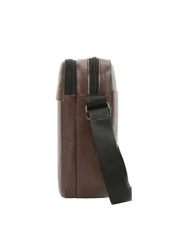 Students Shoulder Bag Mini Men Eyelet Detail Square Bag Handbag College Outdoors Sports Commute Leather Bag Waterproof PU Leather Vintage Side Bag For With Adjustable Strap Gifts Classic Satchel Bag H